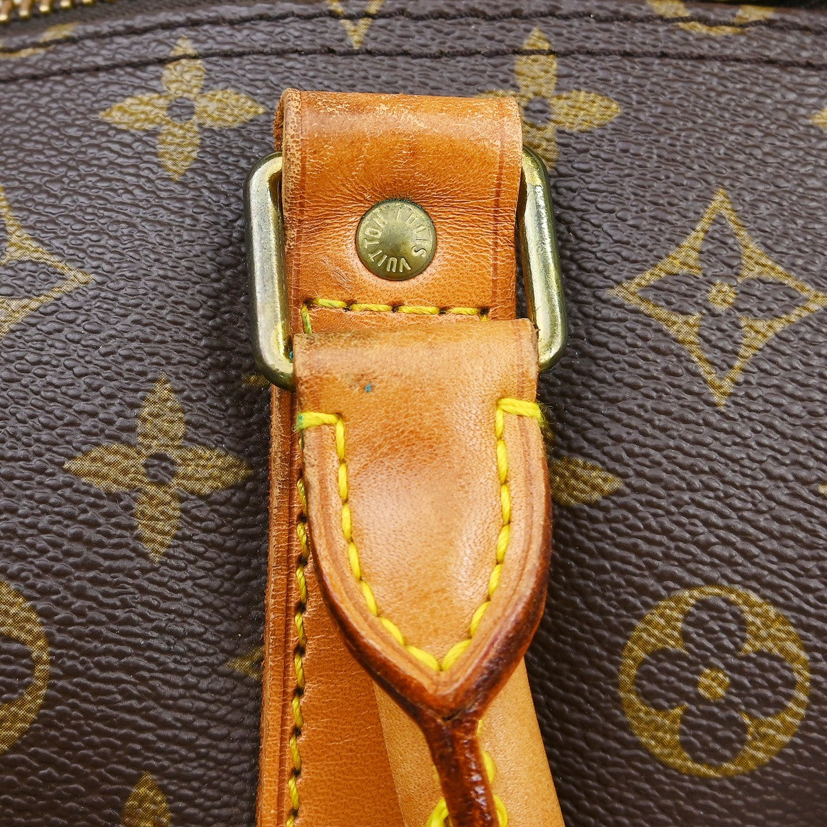 Louis Vuitton Keepall Bandouliere Monogram Canvas Brown Canvas Travel Bag Bag (Pre-Owned)