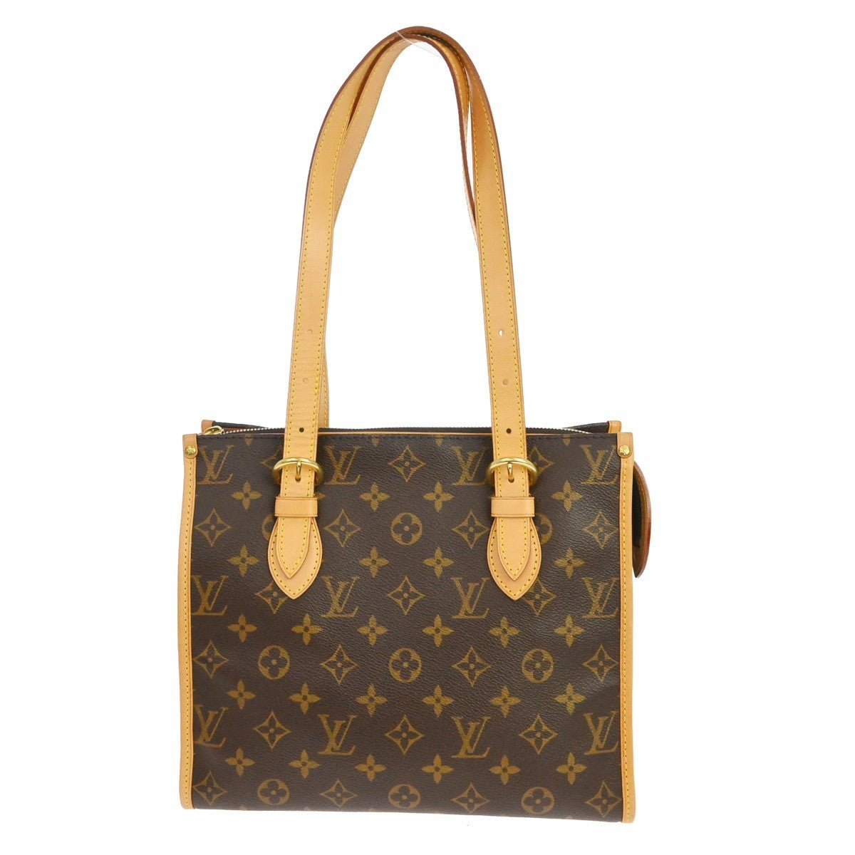 Louis Vuitton Popincourt Tote Monogram Canvas Brown Canvas Tote Bag Bag (Pre-Owned)