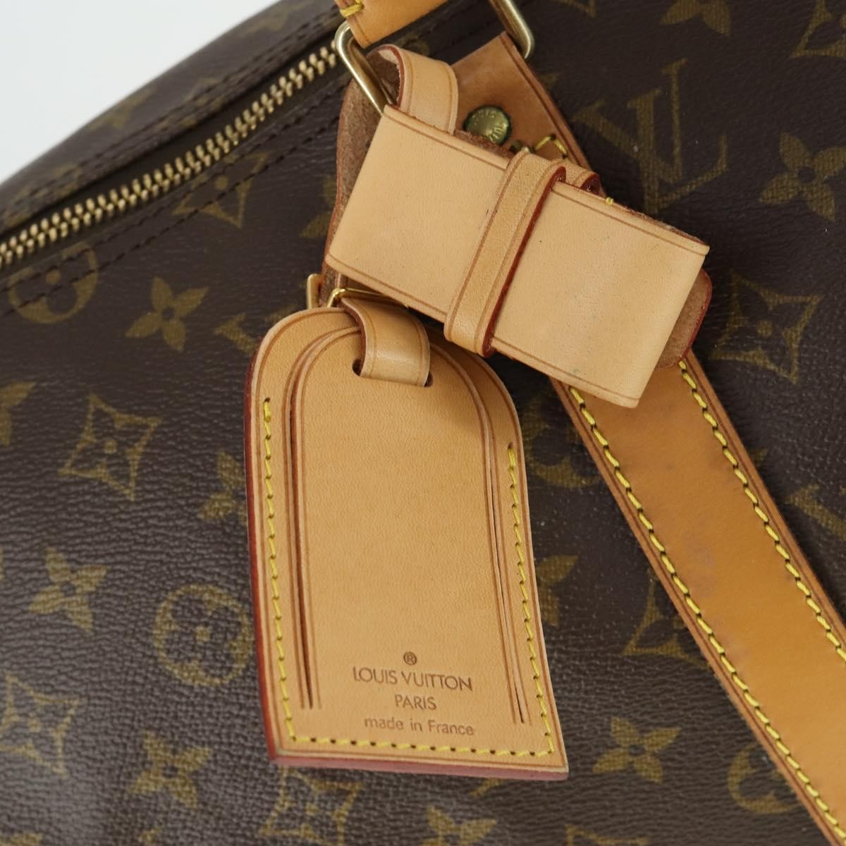 Louis Vuitton Keepall Monogram Canvas Brown Canvas Travel Bag Bag (Pre-Owned)