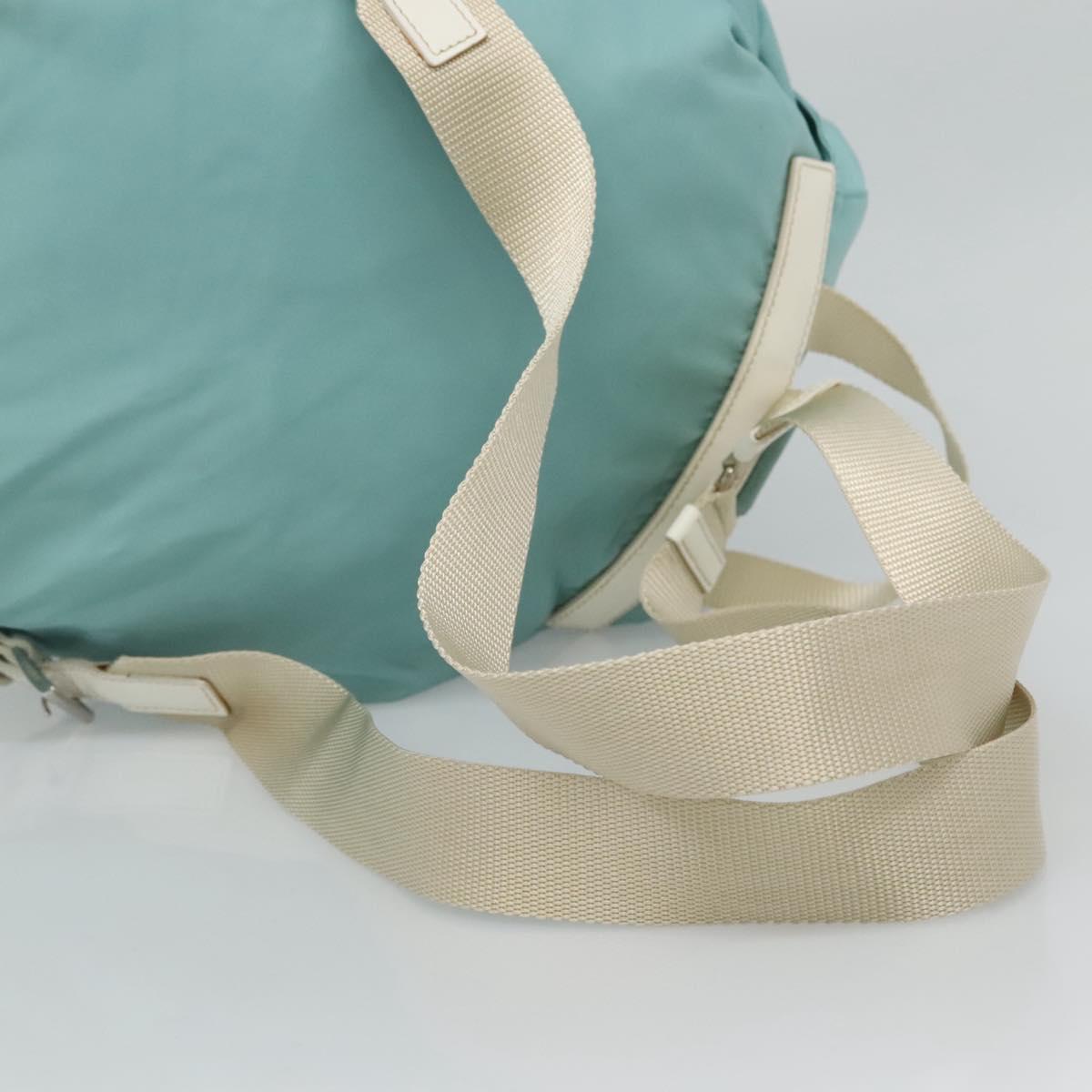 Prada Re-Nylon Blue Canvas Backpack Bag (Pre-Owned)