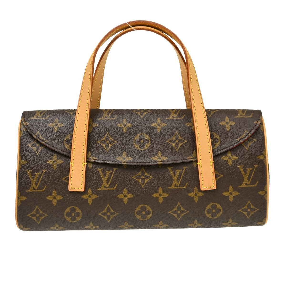 Louis Vuitton Sonatine Monogram Canvas Brown Canvas Handbag (Pre-Owned)