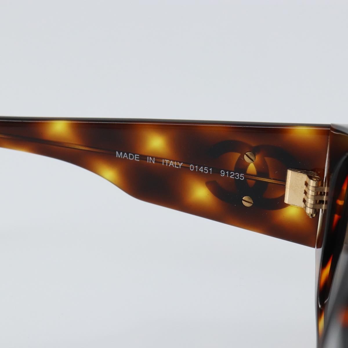 Chanel Chanel Logo Sunglasses Eye Wear Plastic Brown Plastic Sunglasse Accessory (Pre-Owned)