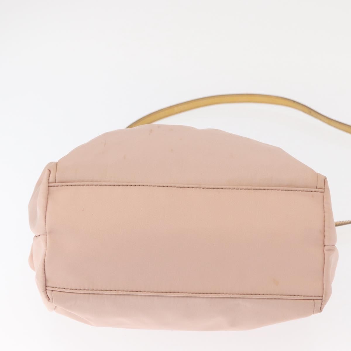 Salvatore Ferragamo Vala Nylon Pink Nylon Handbag (Pre-Owned)