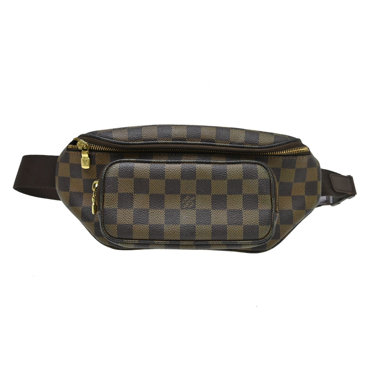 Louis Vuitton Melville Waist Damier Brown Canvas Handbag (Pre-Owned)