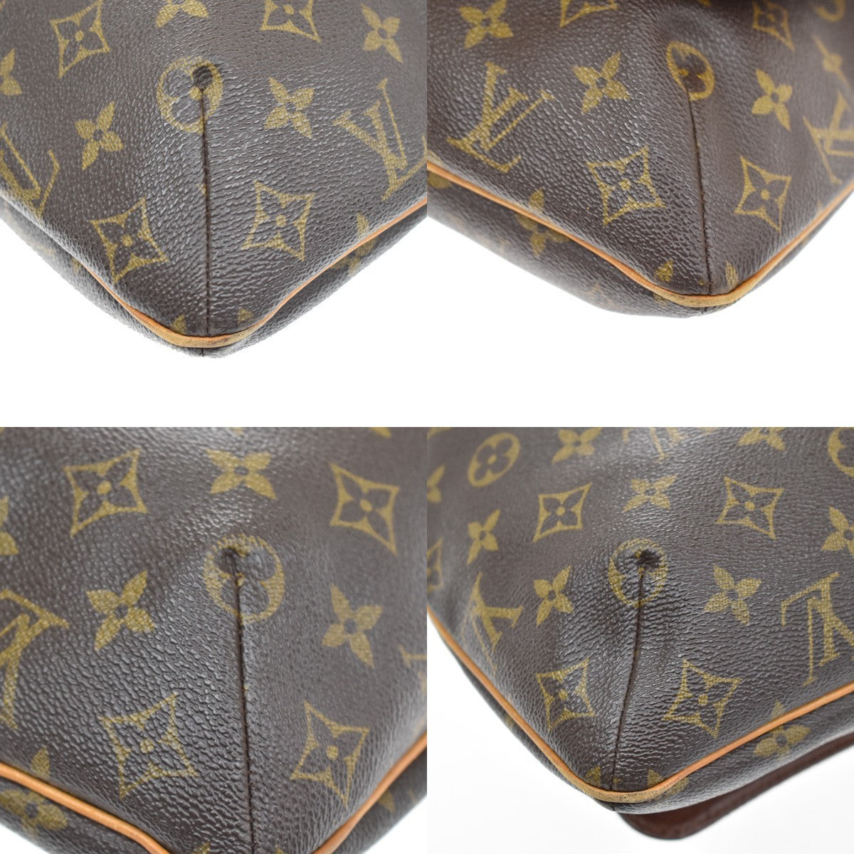 Louis Vuitton Musette Perforated Monogram Canvas Brown Canvas Handbag (Pre-Owned)