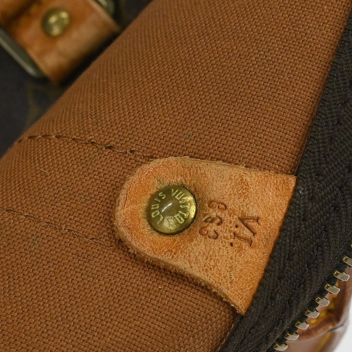 Louis Vuitton Keepall Monogram Brown Canvas Travel Bag Bag (Pre-Owned)