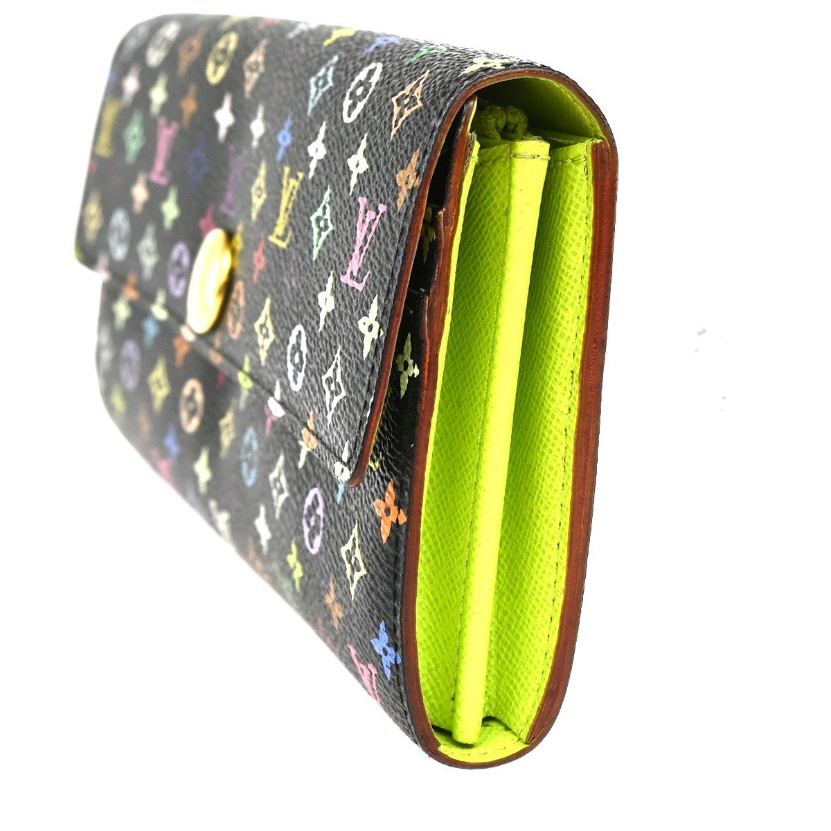 Louis Vuitton Sarah Monogram Multicolor Multicolour Canvas Wallets Accessory (Pre-Owned)