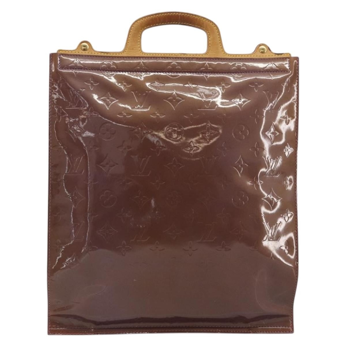 Louis Vuitton Stanton Monogram Vernis Purple Patent_Leather Tote Bag Bag (Pre-Owned)