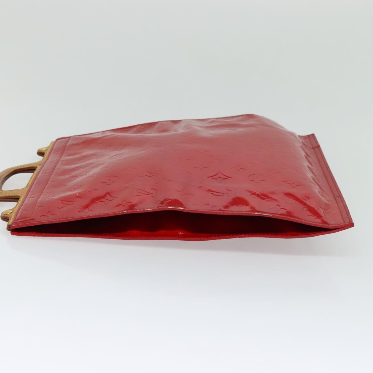 Louis Vuitton Stanton Red Patent Leather Tote Bag (Pre-Owned)