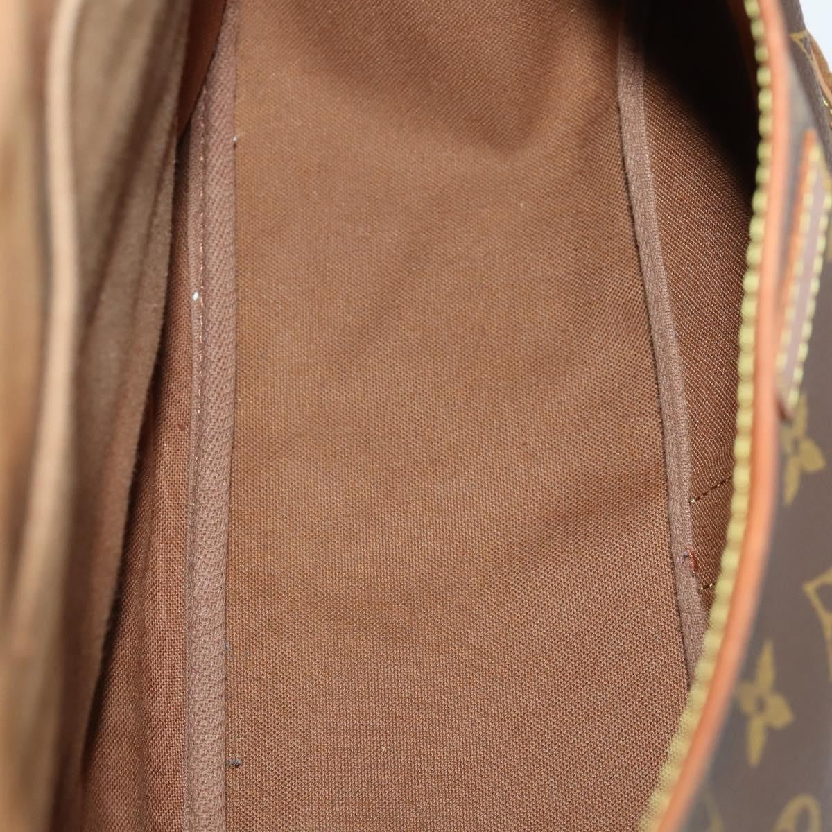 Louis Vuitton Saumur Monogram Canvas Brown Canvas Shoulder Bag Bag (Pre-Owned)