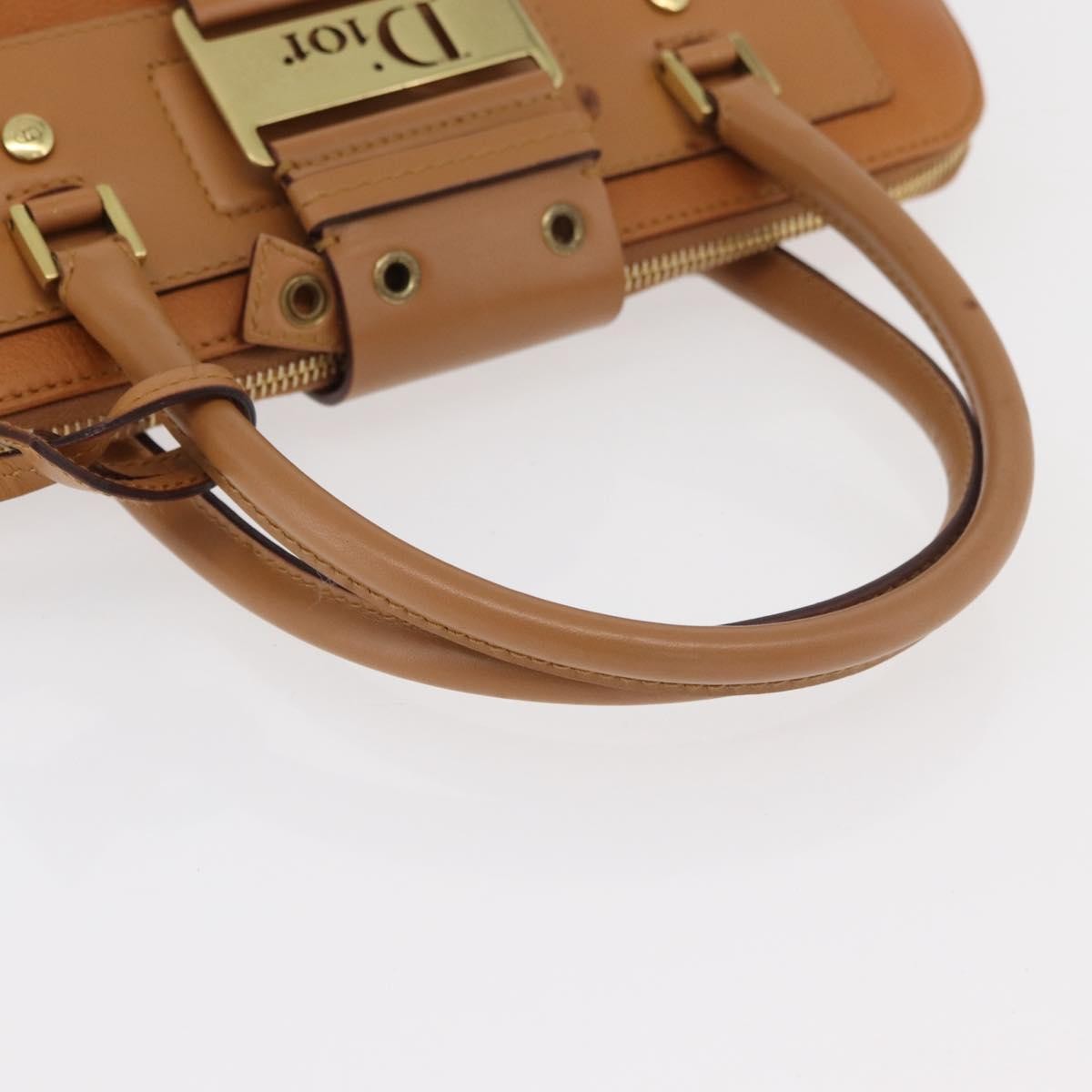 Christian Dior Street Chic Uptown Alligator Brown Leather Handbag (Pre-Owned)