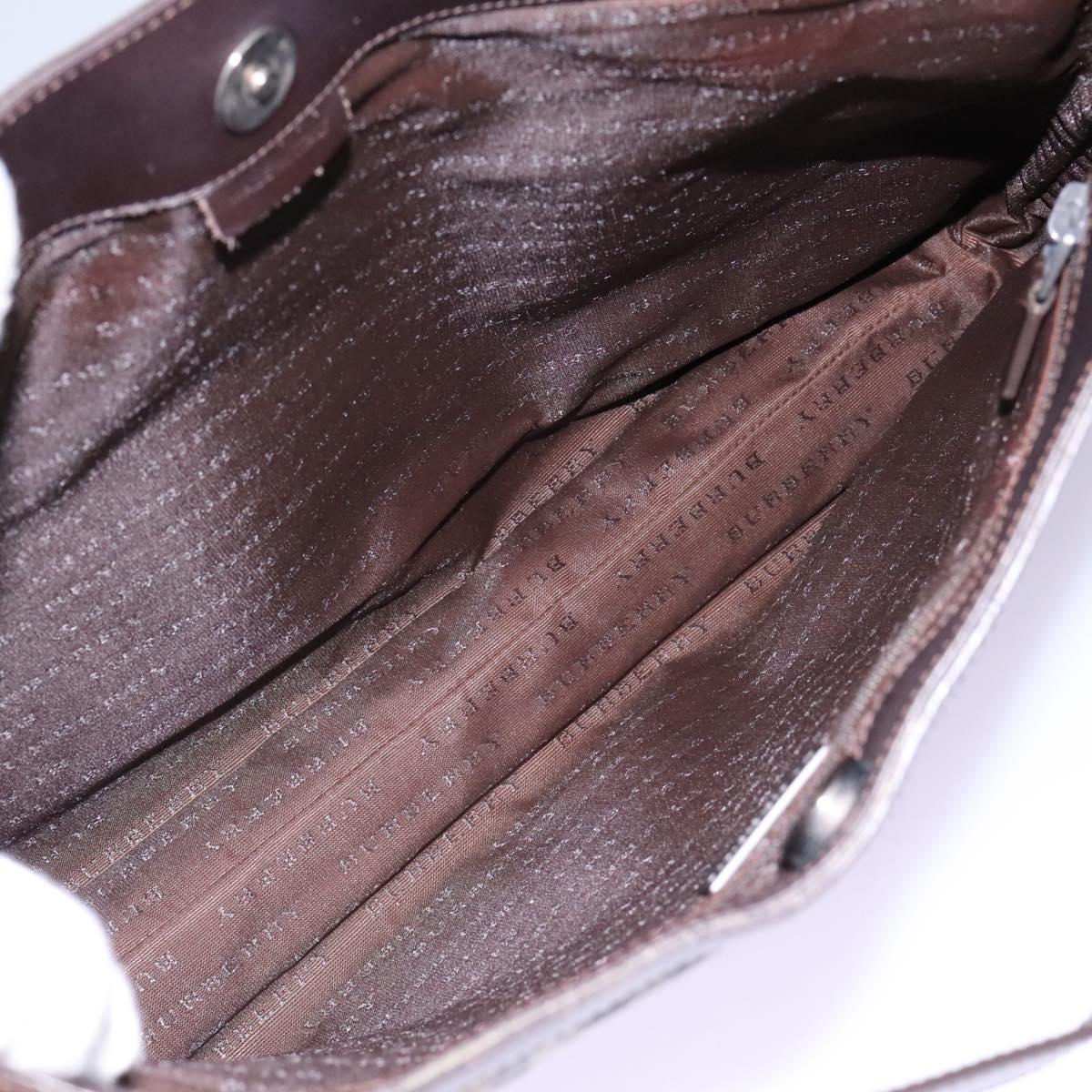 Burberry Nova Check Beige Canvas Shoulder Bag (Pre-Owned)