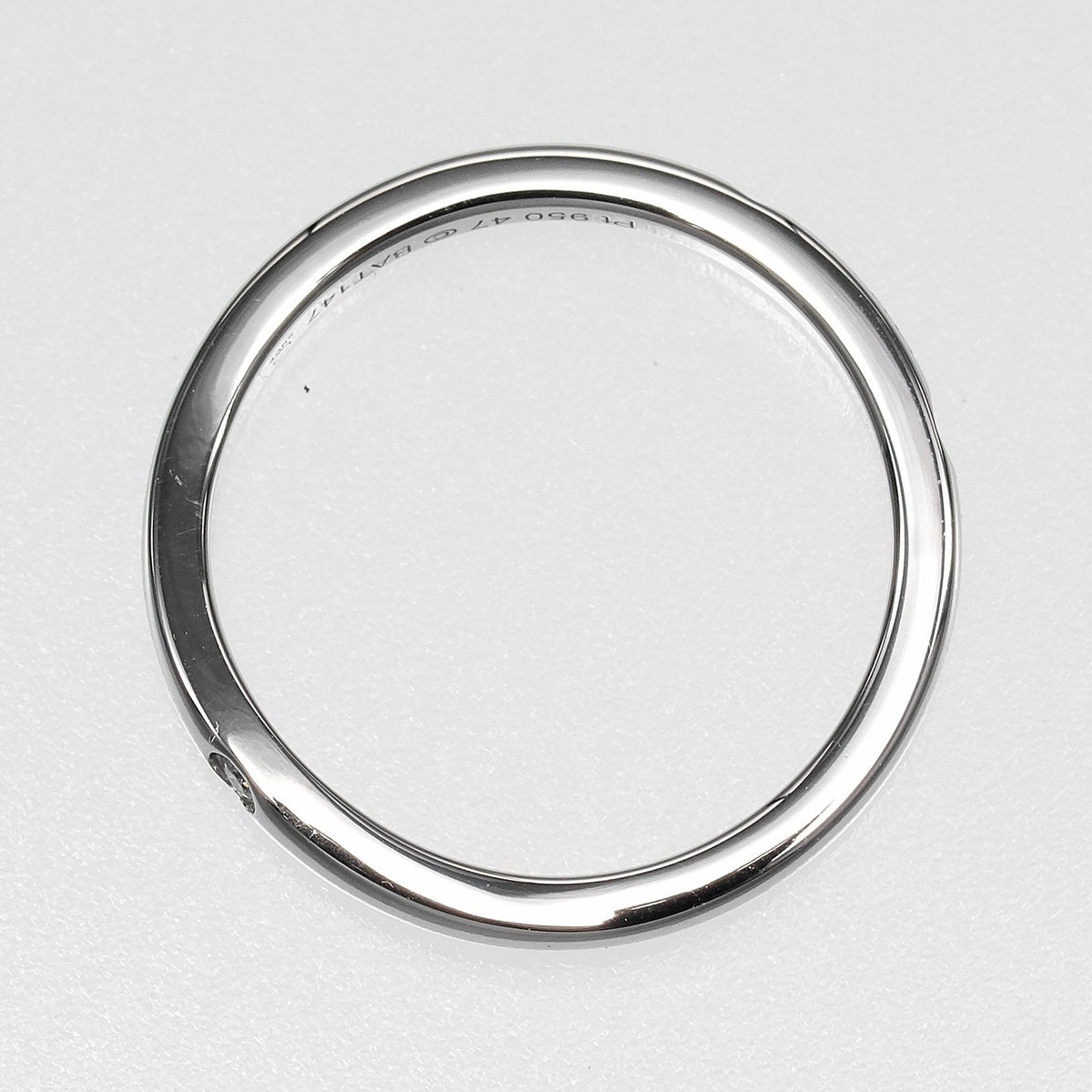 Cartier Ballerine Platinum With Diamond Silver Platinum Ring Jewelry (Pre-Owned)