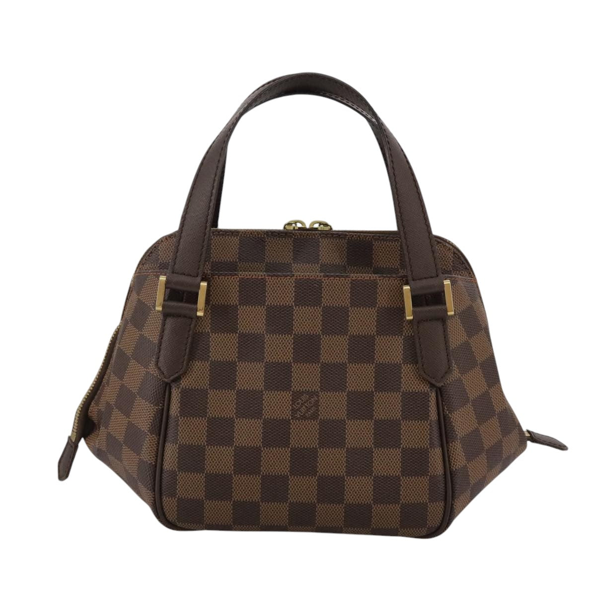 Louis Vuitton Belem Pm Brown Canvas Handbag (Pre-Owned)