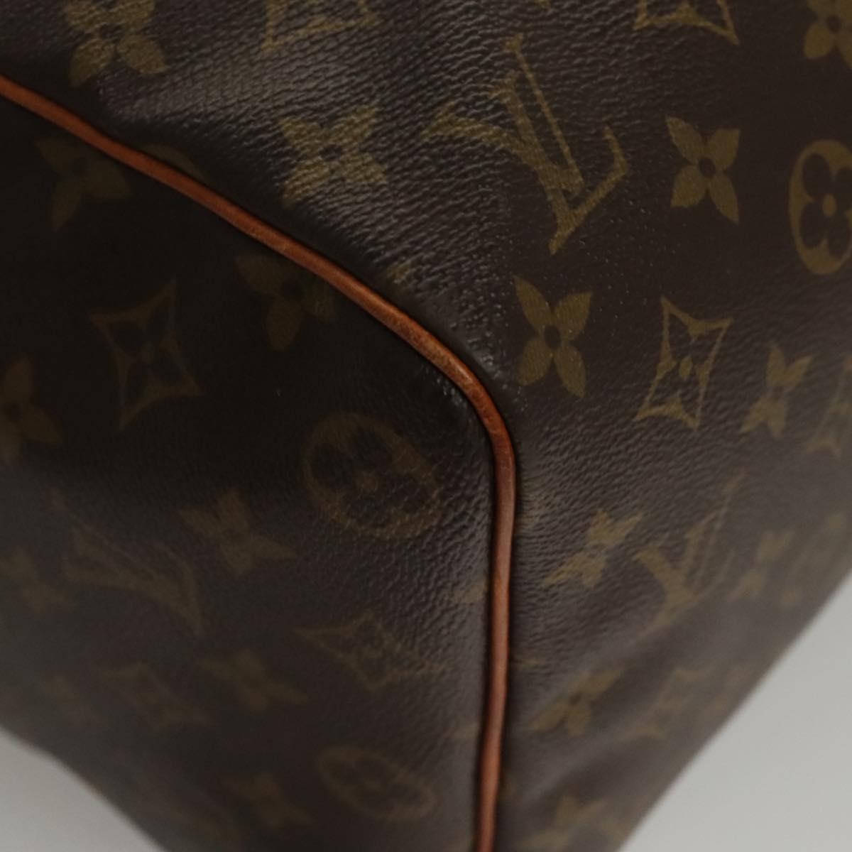 Louis Vuitton Keepall 45 Brown Canvas Travel Bag (Pre-Owned)