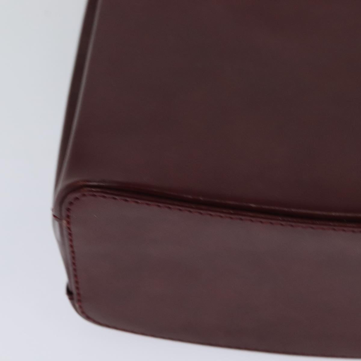 Cartier Trinity Burgundy Leather Handbag (Pre-Owned)