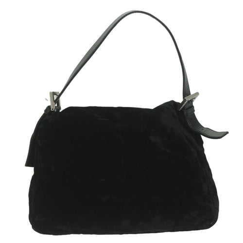 Fendi Baguette Black Synthetic Shoulder Bag (Pre-Owned)