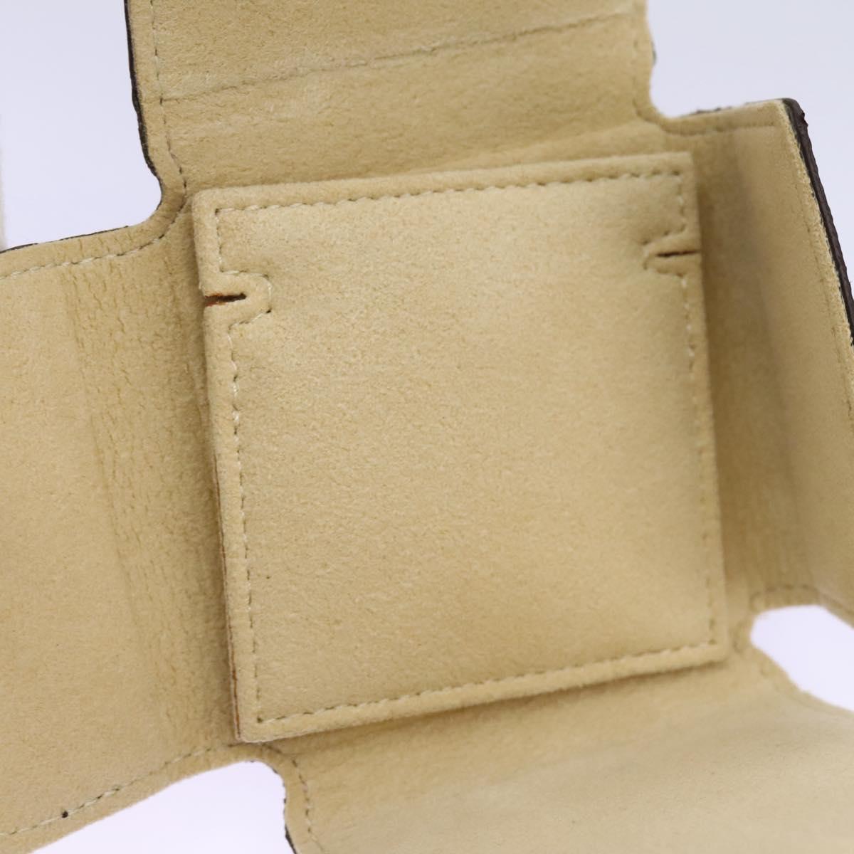 Louis Vuitton Jewelry Case Brown Canvas Wallet (Pre-Owned)