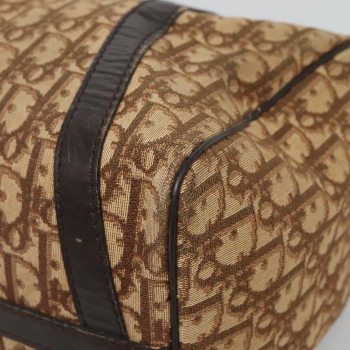 Dior Trotter Brown Canvas Travel Bag (Pre-Owned)