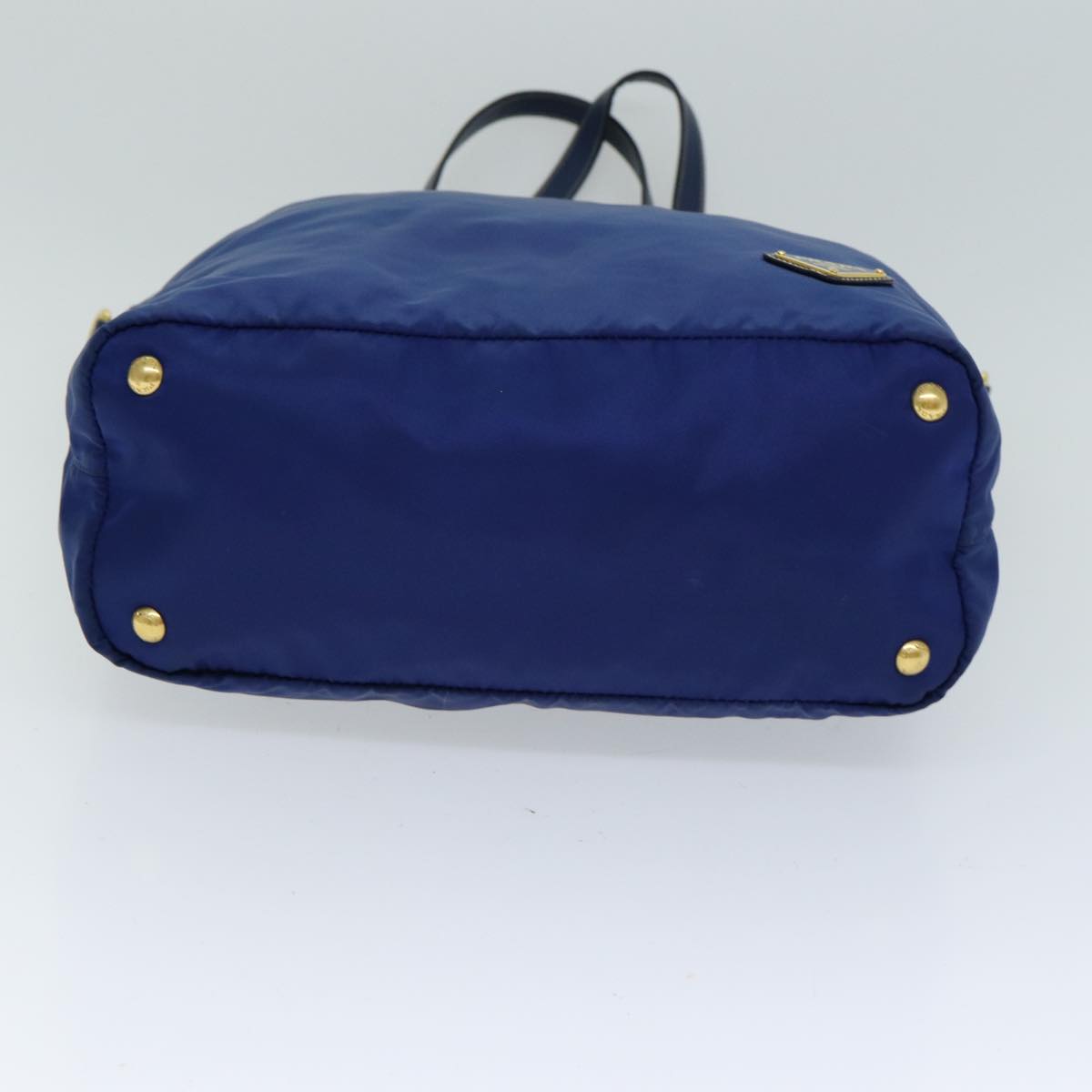 Prada Tessuto Blue Synthetic Tote Bag (Pre-Owned)