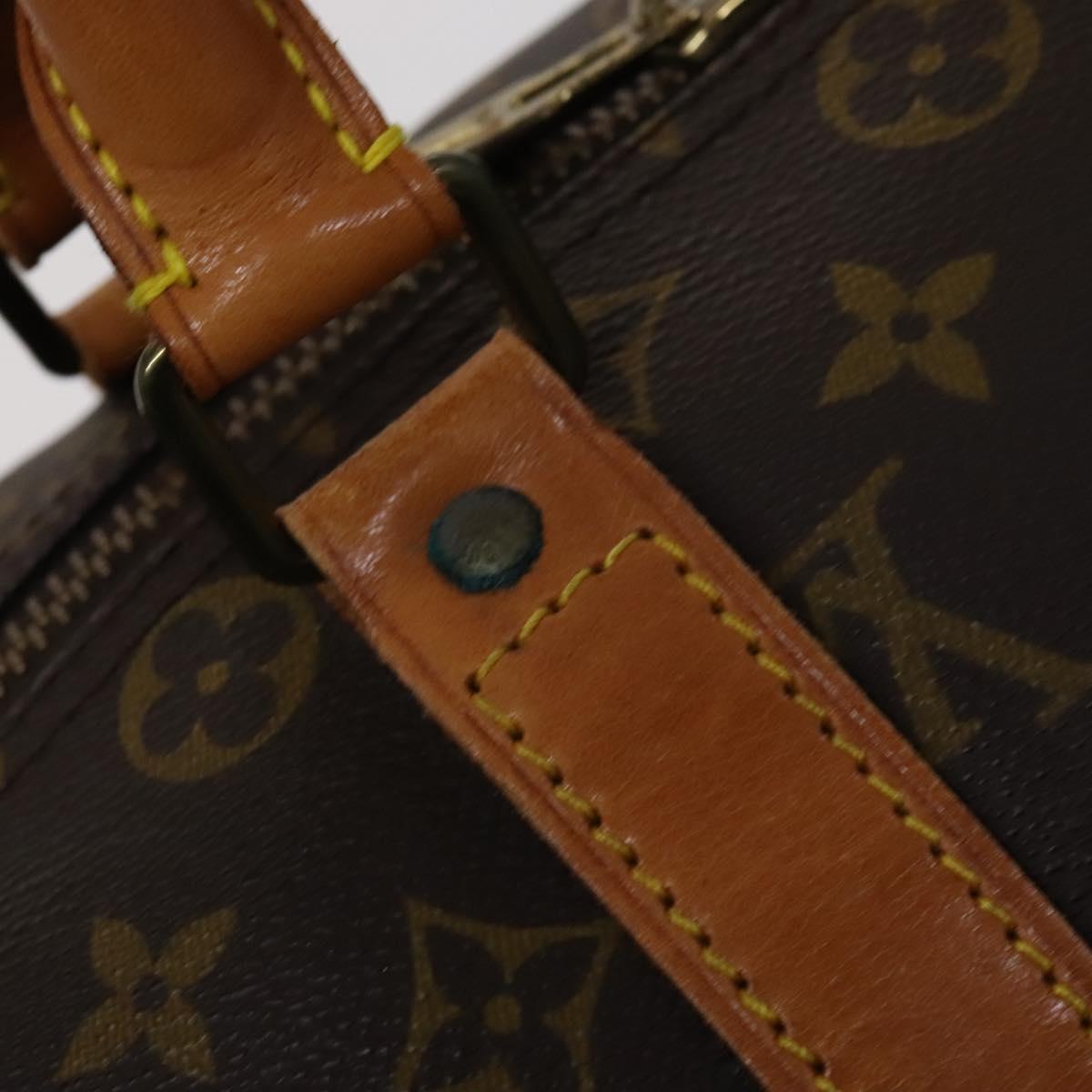 Louis Vuitton Keepall 45 Brown Canvas Travel Bag (Pre-Owned)