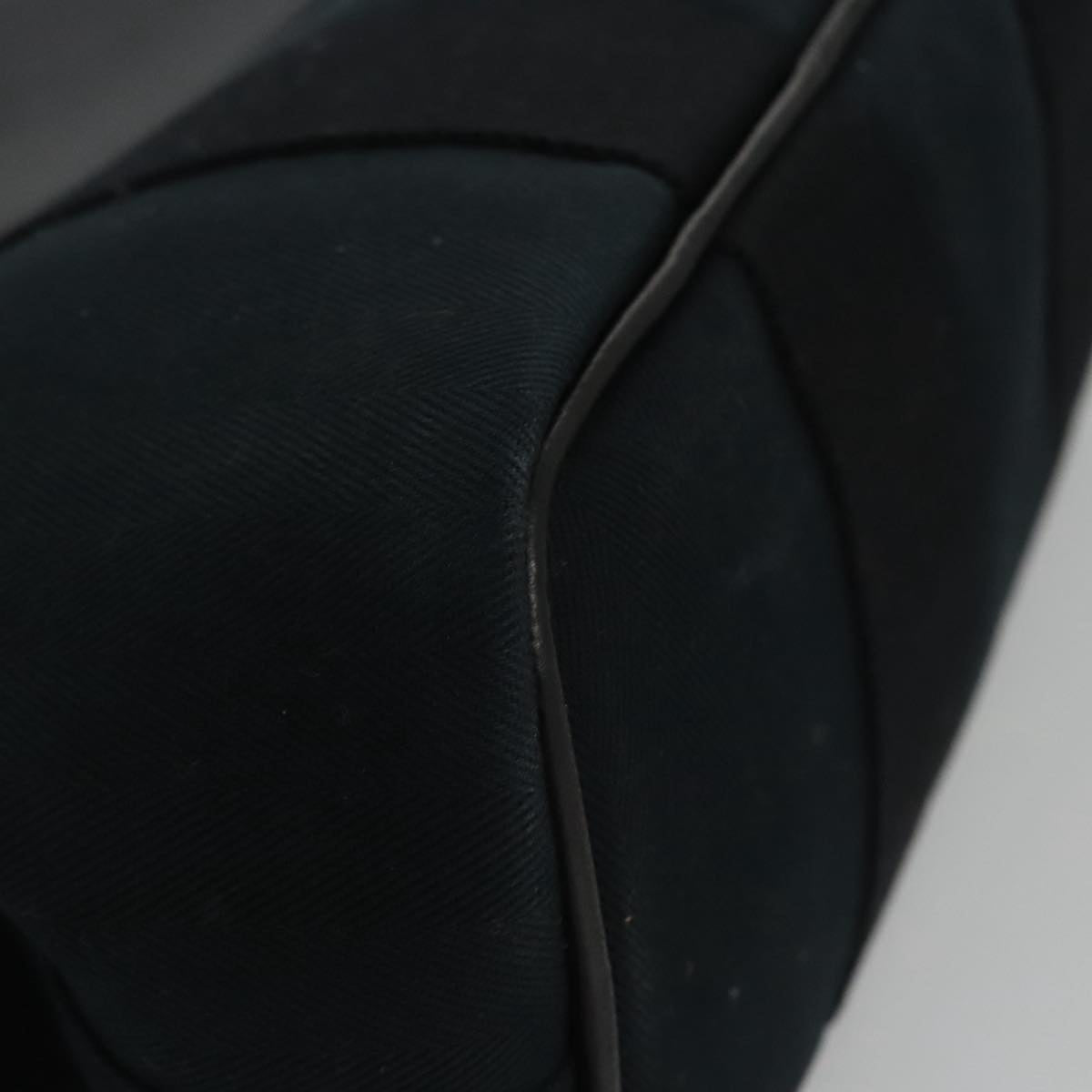 Hermès Valparaiso Black Canvas Handbag (Pre-Owned)