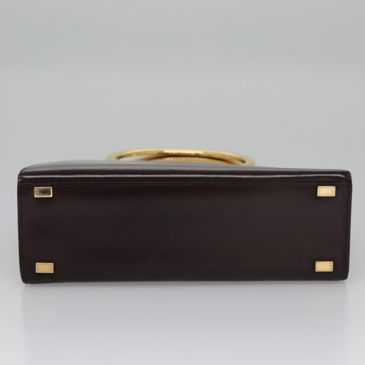 Céline Vintage Brown Leather Handbag (Pre-Owned)