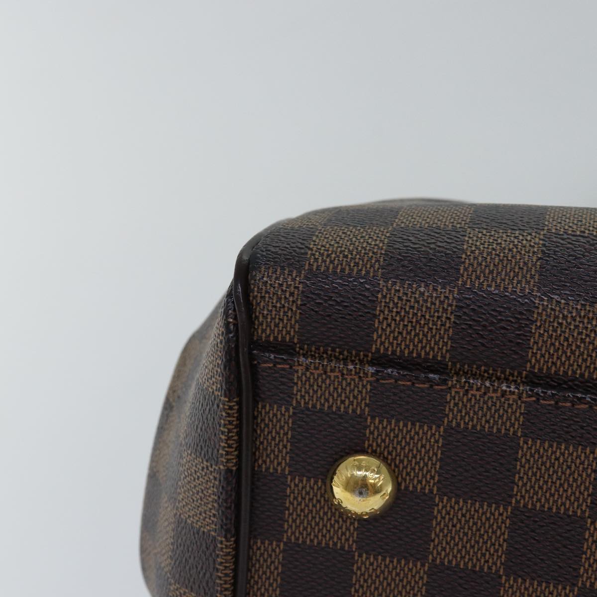 Louis Vuitton Trevi Brown Canvas Handbag (Pre-Owned)