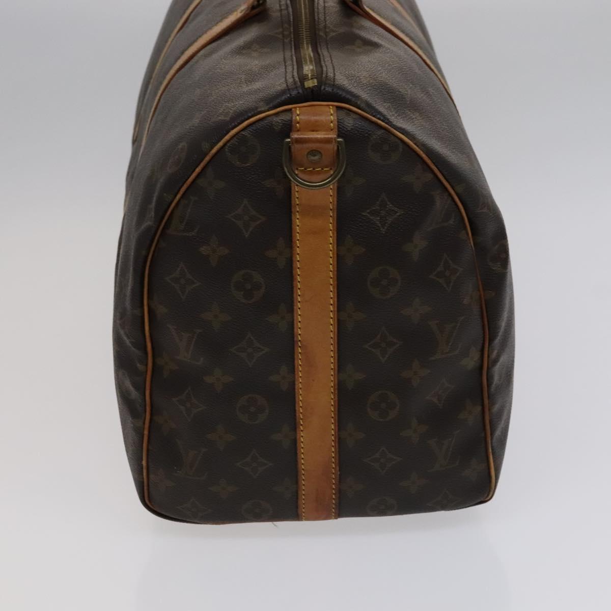 Louis Vuitton Keepall 50 Brown Canvas Travel Bag (Pre-Owned)