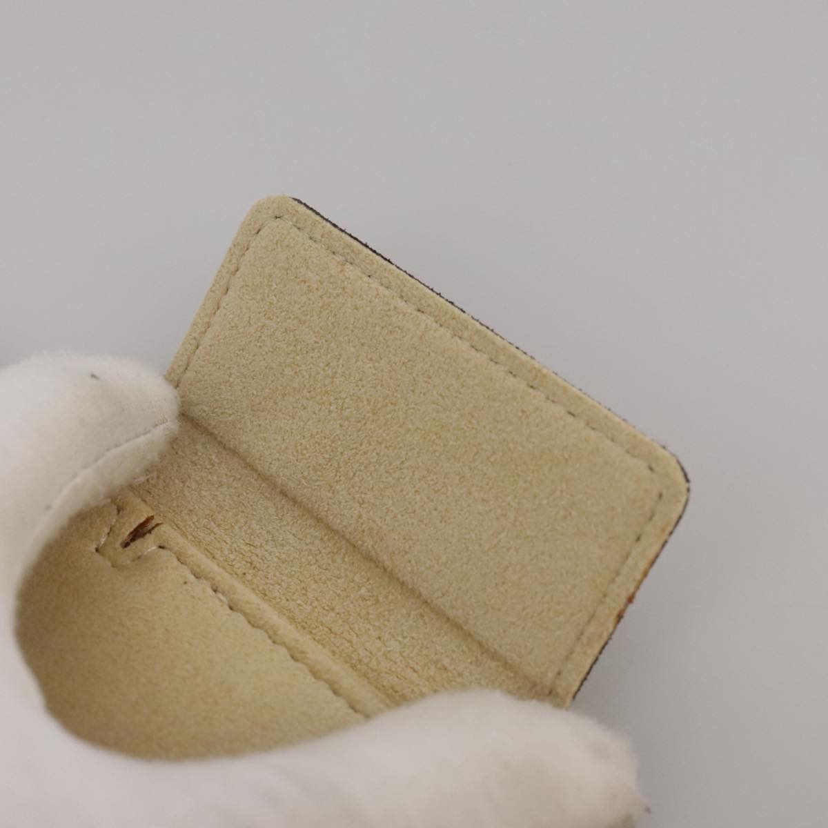 Louis Vuitton Jewelry Case Brown Canvas Wallet (Pre-Owned)