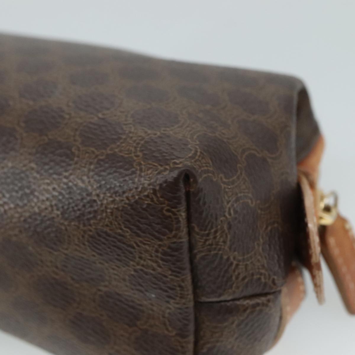 Céline Macadam Brown Canvas Clutch Bag (Pre-Owned)
