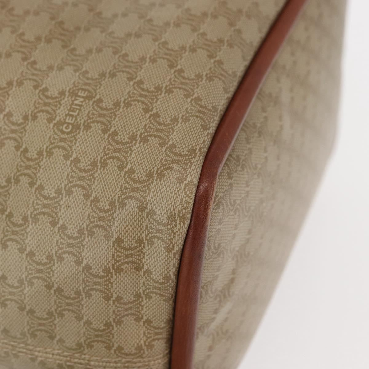 Celine Vintage Macadam Canvas Beige Canvas Backpack Bag (Pre-Owned)