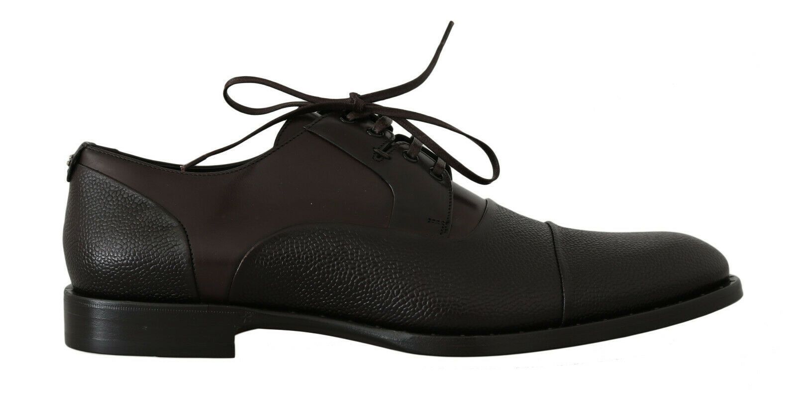Dolce & Gabbana Brown Leather Laceups Dress Mens Men's Shoes