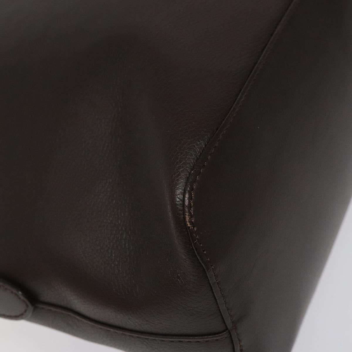 Burberry Brown Leather Handbag (Pre-Owned)