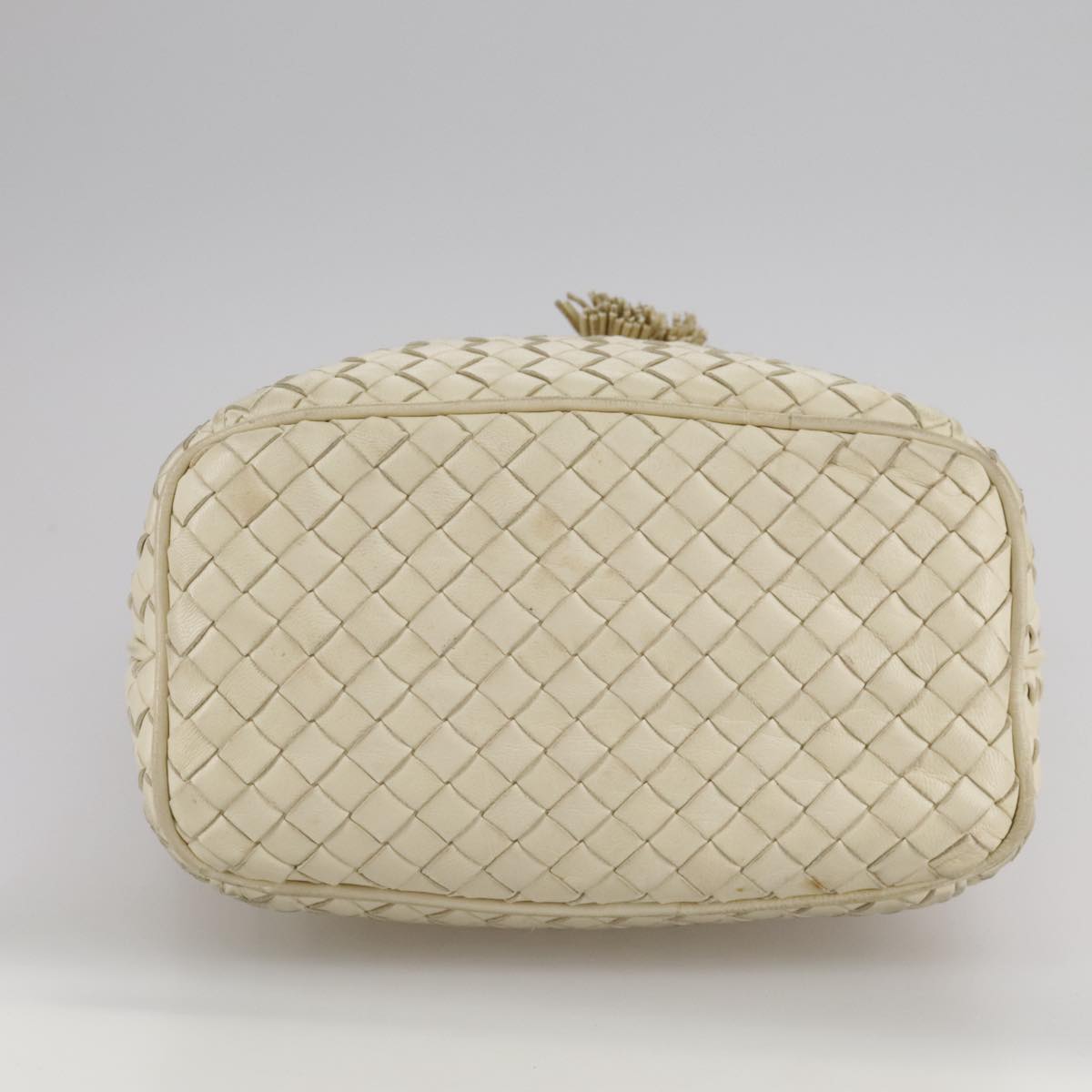 Bottega Veneta Beige Leather Handbag (Pre-Owned)