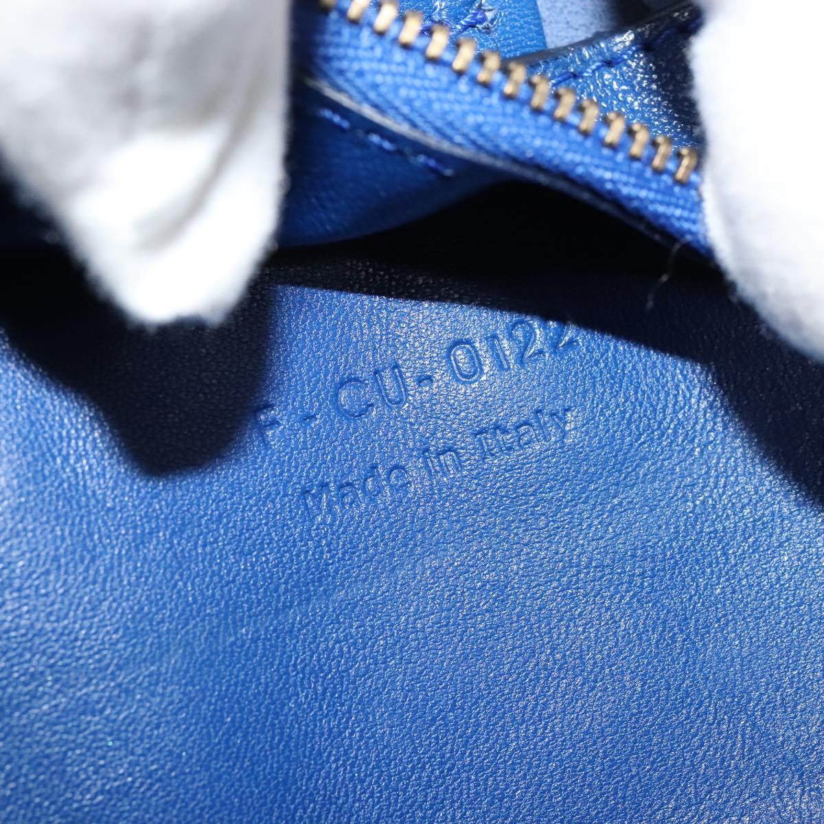 Céline Cabas Vertical Blue Leather Handbag (Pre-Owned)