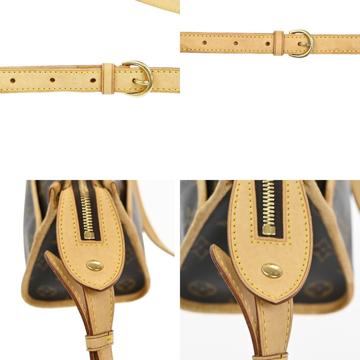 Louis Vuitton Popincourt Monogram Canvas Brown Canvas Shoulder Bag Bag (Pre-Owned)