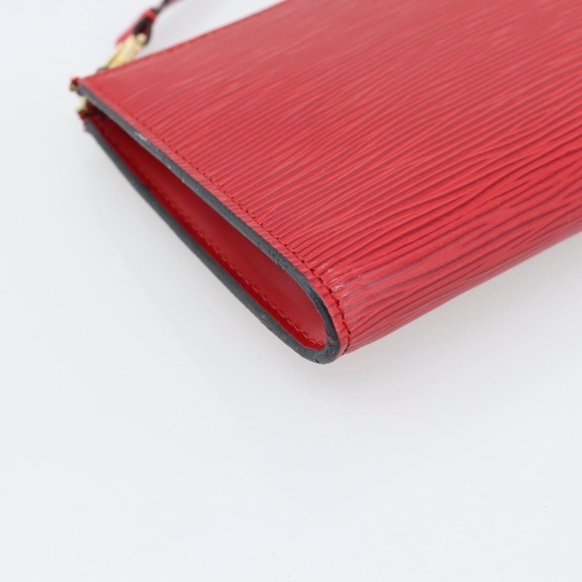 Louis Vuitton Pochette Accessoires Epi Red Leather Clutche & Pouche Bag (Pre-Owned)