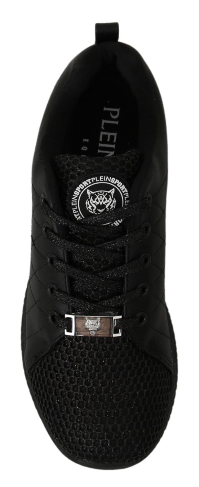 Philipp Plein Black Casual Running Sneakers Women's Shoes
