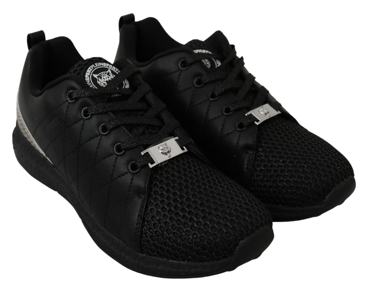 Philipp Plein Black Casual Running Sneakers Women's Shoes