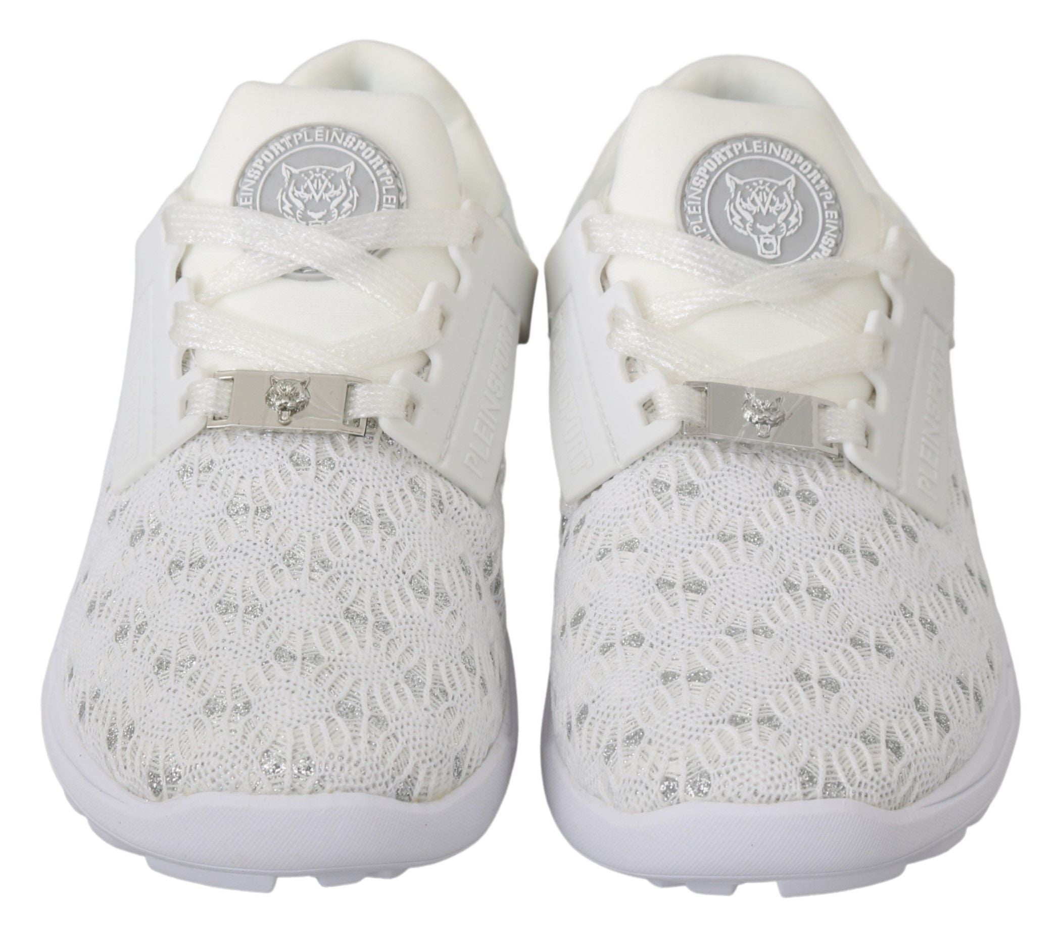 Philipp Plein White Polyester Casual Sneakers Women's Shoes