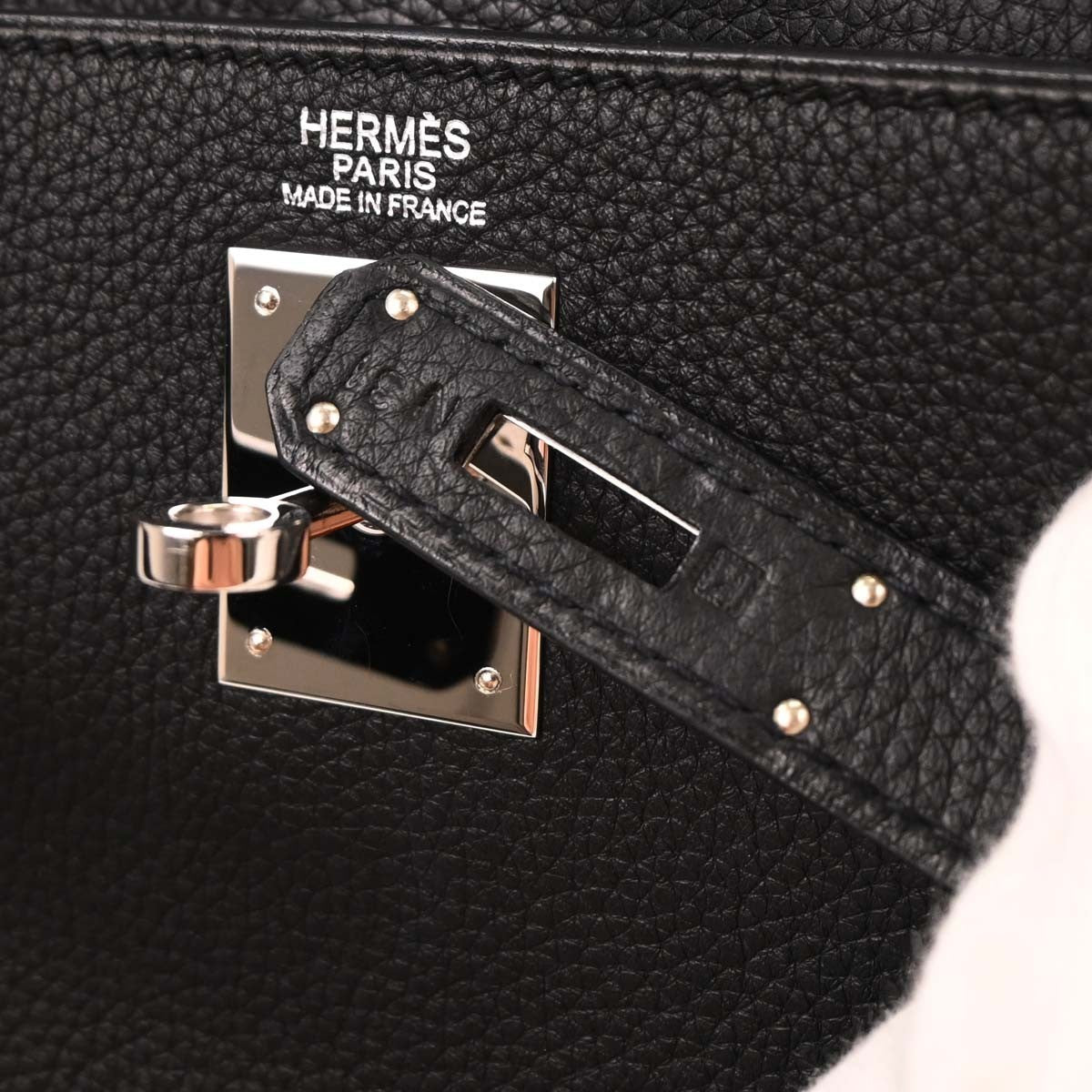Hermes Kelly Black Togo With Gold Hardware Black Togo_Leather Handbag (Pre-Owned)