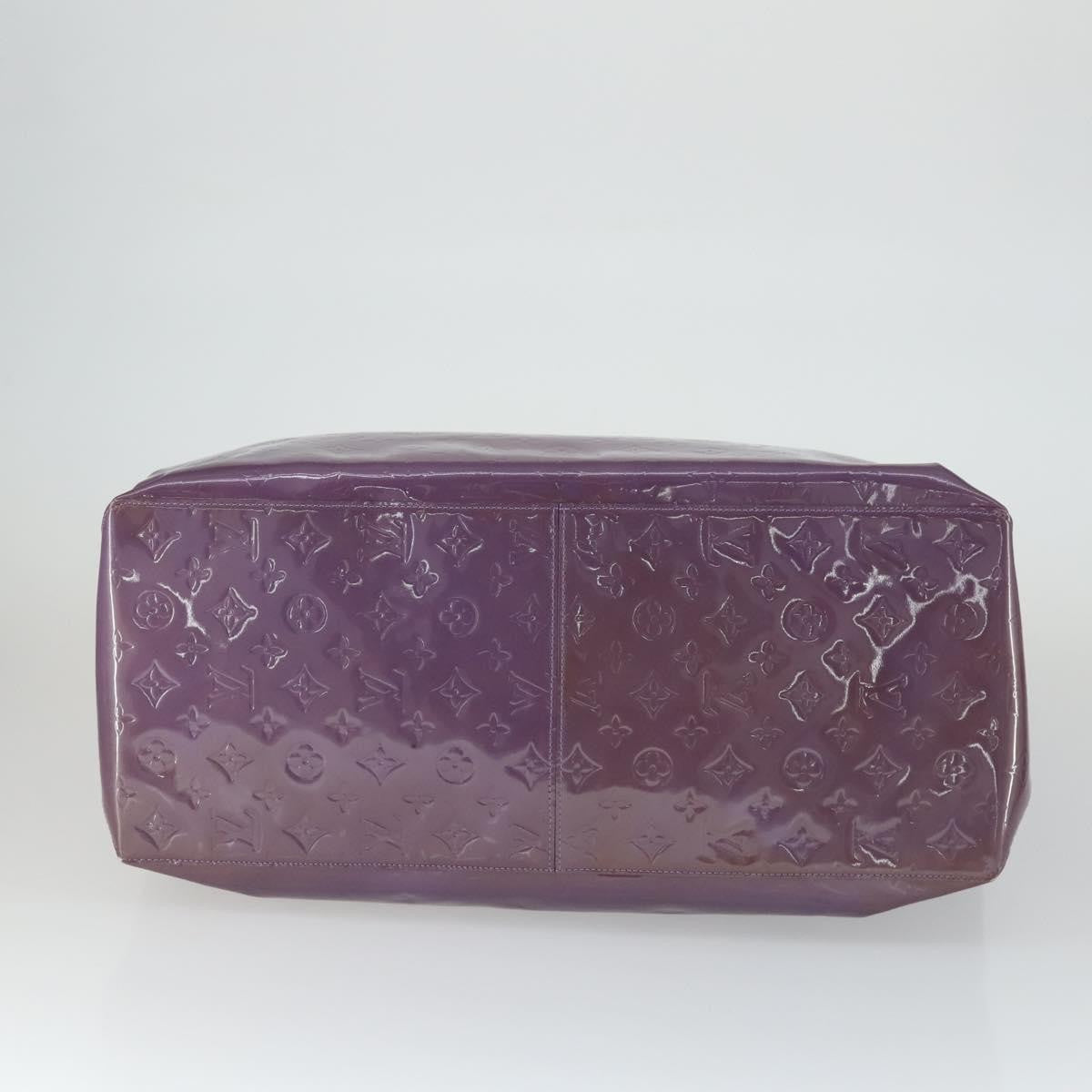 Louis Vuitton Reade Monogram Vernis Purple Patent_Leather Handbag (Pre-Owned)