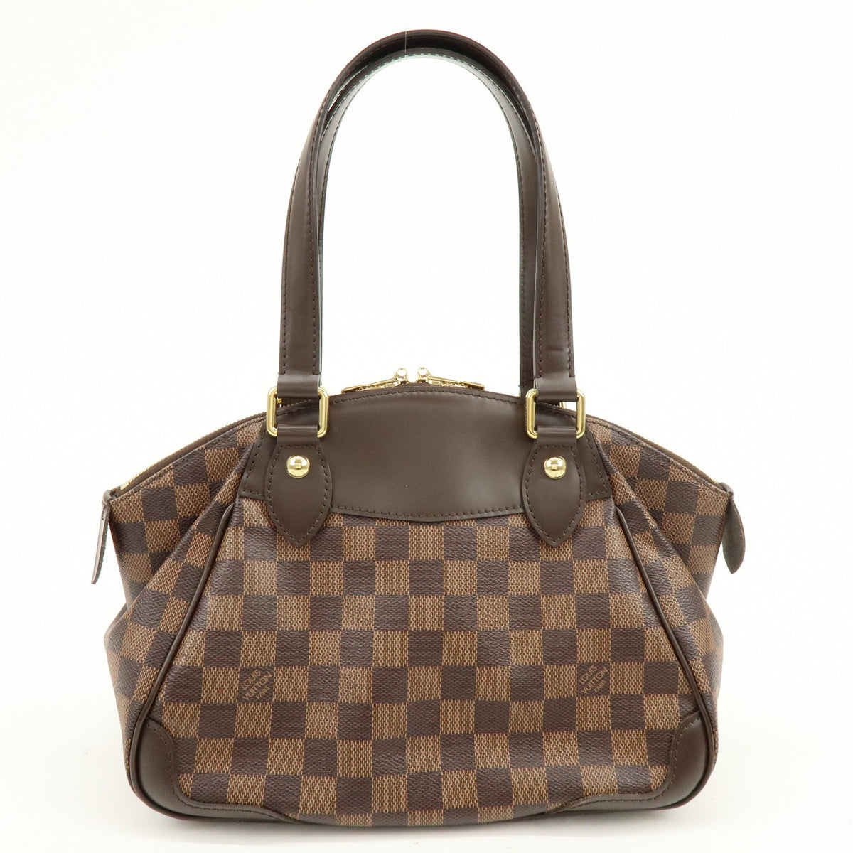Louis Vuitton Verona Damier Brown Canvas Handbag (Pre-Owned)