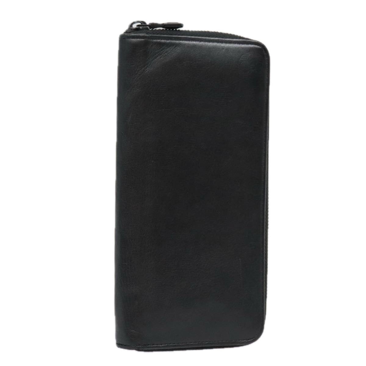 Louis Vuitton Zippy Wallet Vertical Black Leather Wallet (Pre-Owned)