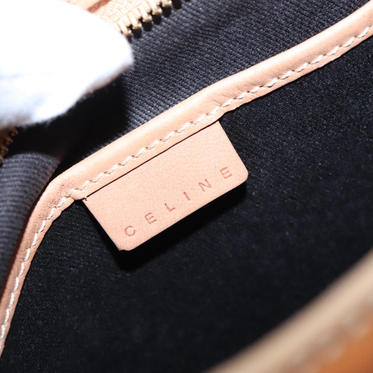 Céline Macadam Brown Canvas Shoulder Bag (Pre-Owned)