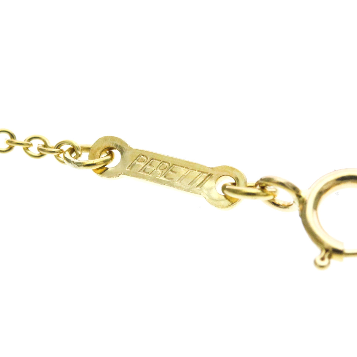 Tiffany & Co. Elsa Peretti Open Heart Pendant 18K Yellow Gold Gold Yellow_Gold Necklace Jewelry (Pre-Owned)