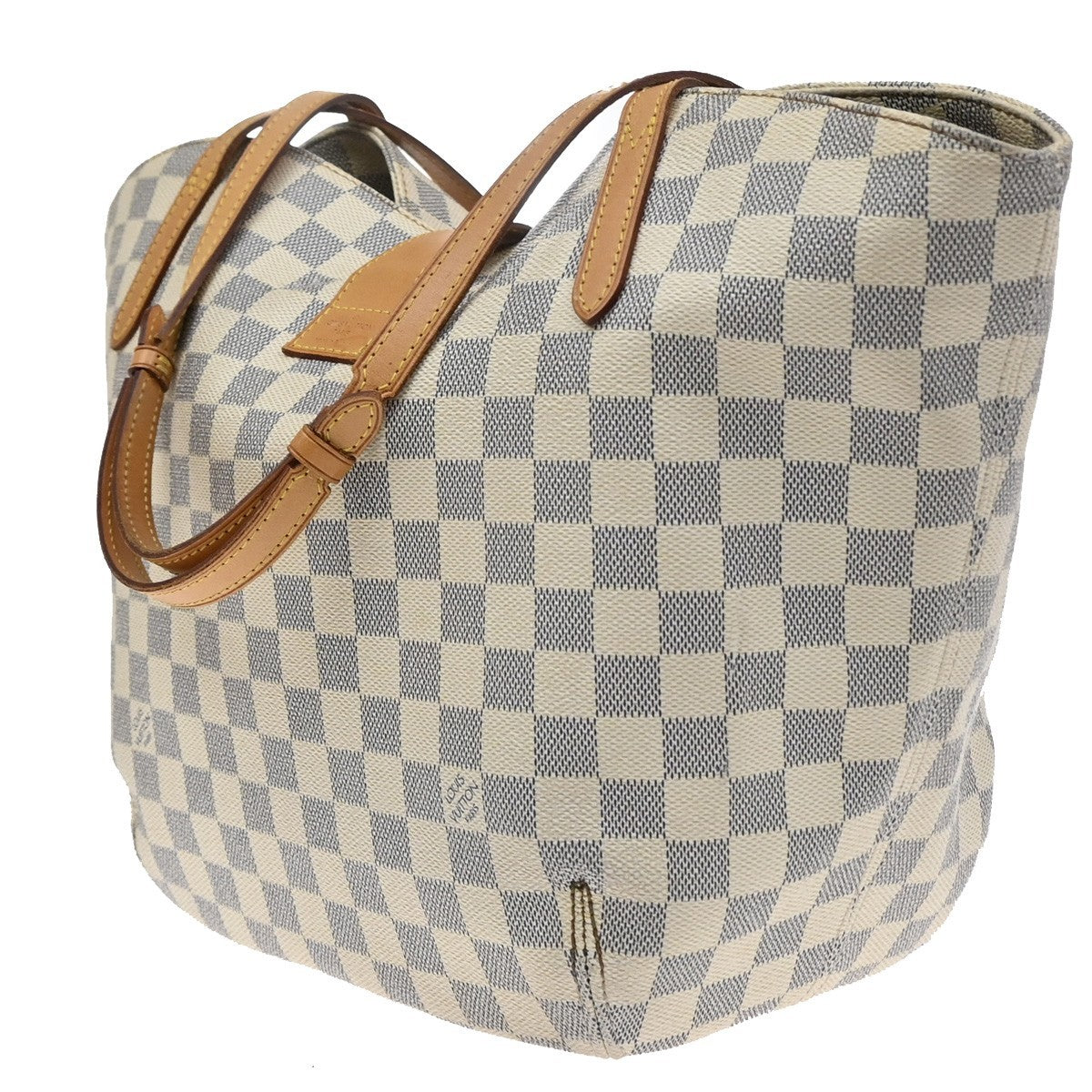 Louis Vuitton Salina Damier White Canvas Handbag (Pre-Owned)