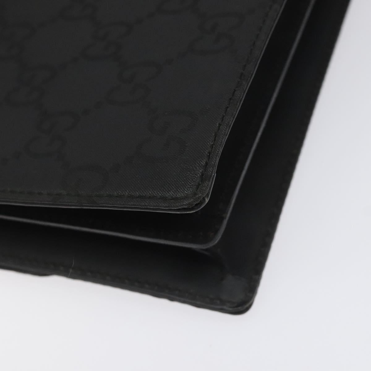 Gucci Gg Canvas Black Canvas Clutch Bag (Pre-Owned)