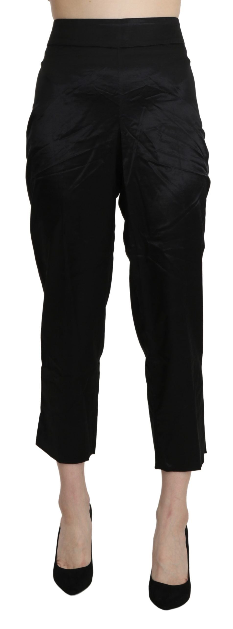 BENCIVENGA Elegant High Waist Cropped Women's Pants
